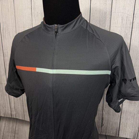 Bontager Profilia Men's XXL Gray Fitted Full Zip Cycling Jersey - Picture 2 of 7